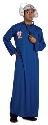 View Item Adult Mens Mobile Life Support System With Beer Hat And Robe Costume (Standard)
